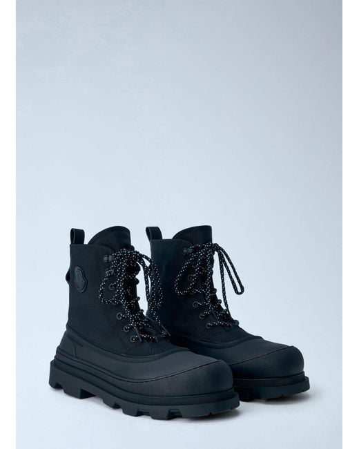 Moncler Blue Vera Sheal Ankle Boots