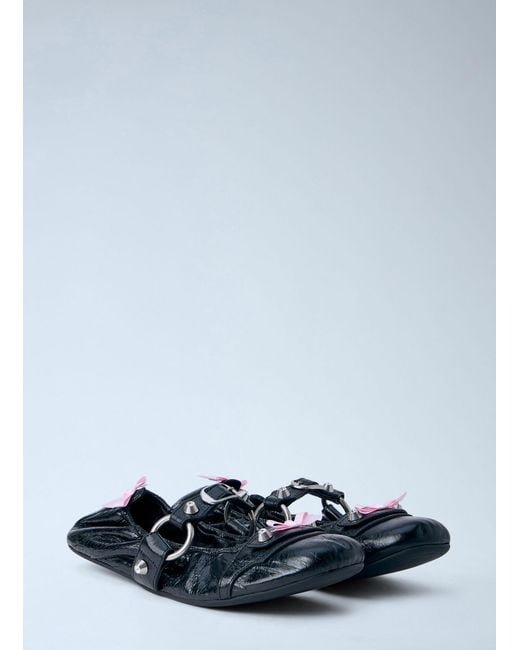 Balenciaga White City Ballerinas Flats