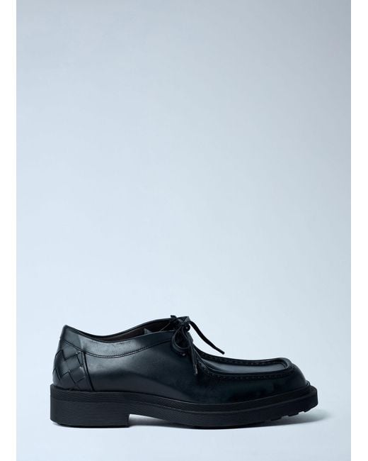Bottega Veneta White Ben Lace-Up Shoes for men
