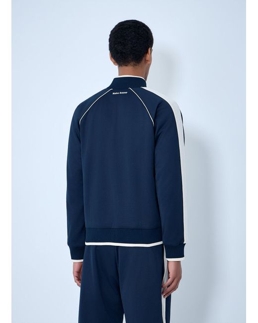 Wales Bonner Blue Motion Track Jacket for men