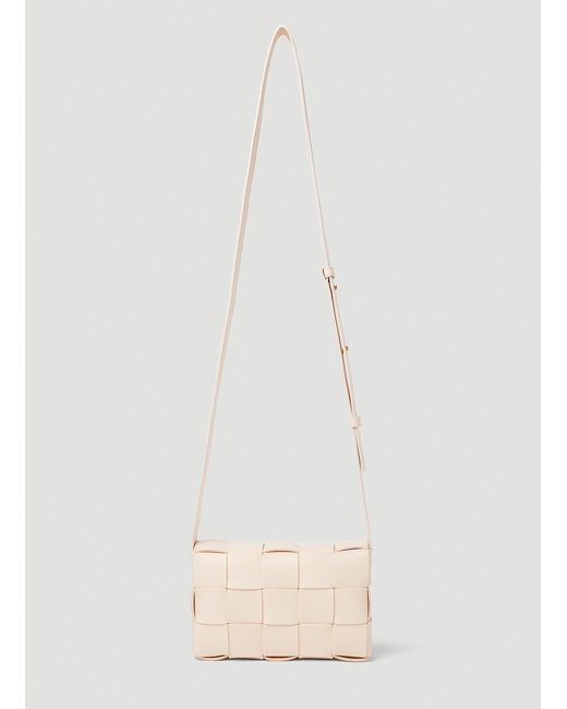 Bottega Veneta Natural Small Cassette Shoulder Bag