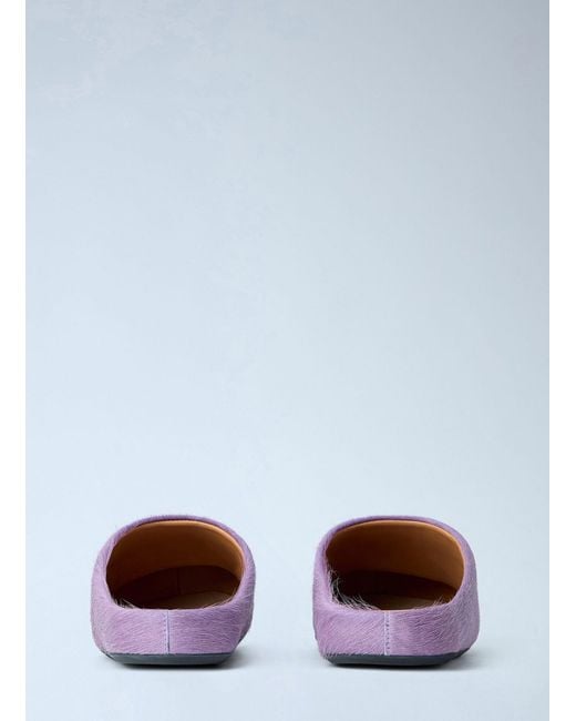 Marni Purple Fussbett Sabot