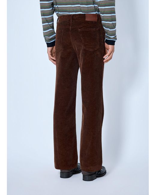 Marni Brown Corduroy Straight-leg Trousers for men