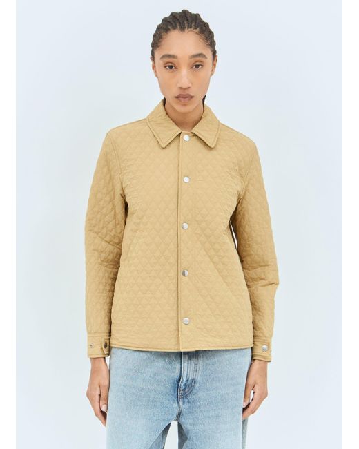 Burberry Natural Reversible Quilted Nylon Jacket