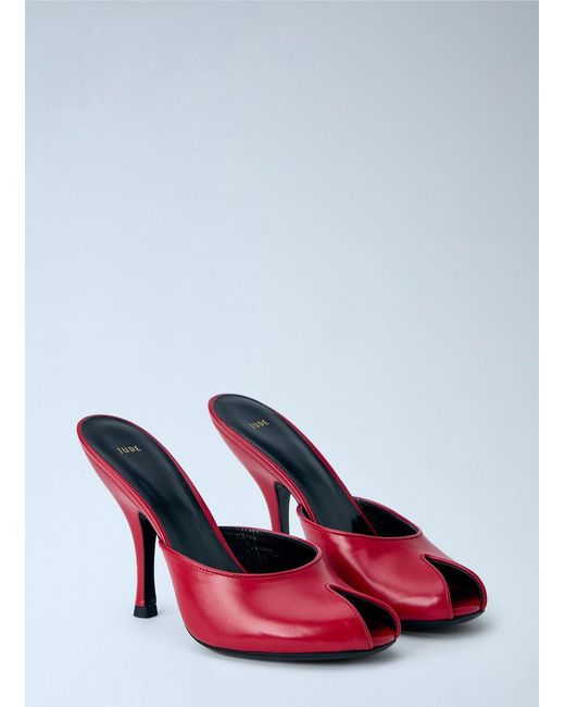 Jude Red Date Mules