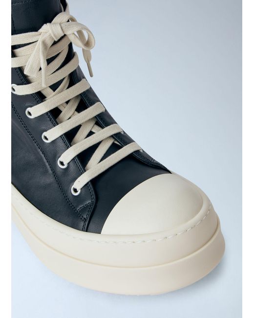 Rick Owens Blue Mega Bumper Sneakers