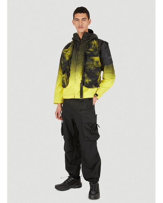 NEMEN Yellow Tie-dye Guard Vest for men