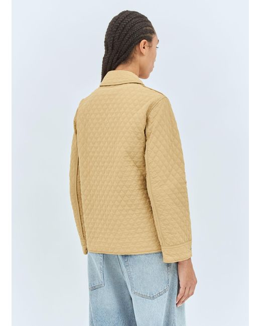 Burberry Natural Reversible Quilted Nylon Jacket