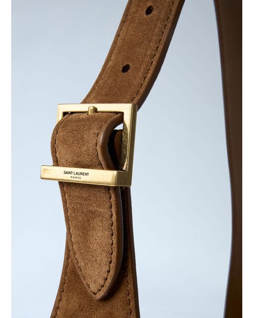 Saint Laurent Brown Small Le 5 Ã 7 Shoulder Bag