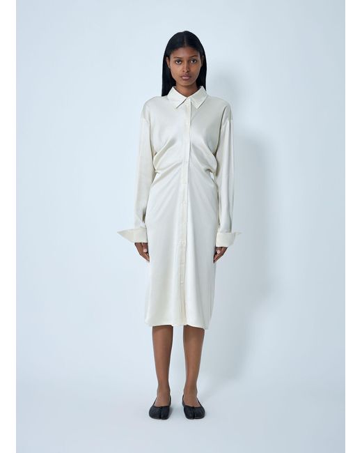 Totême  Blue Slouch Shirt Dress