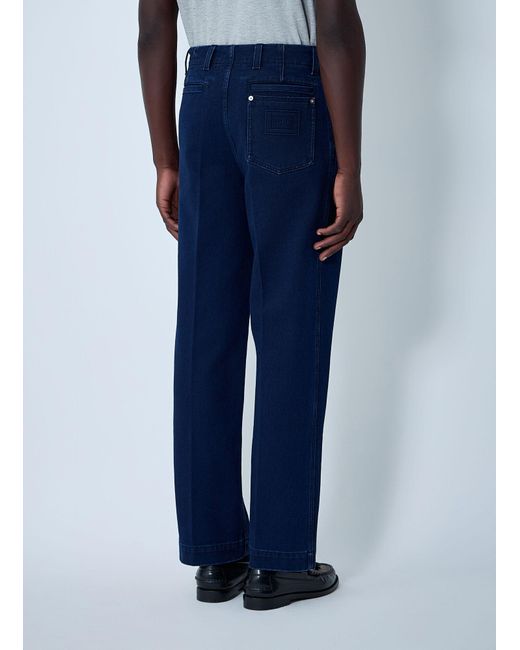 Gucci Blue Five-Pocket Jeans for men