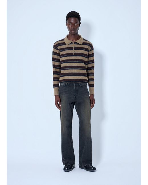 Ssstein Blue Loose Denim Jeans for men