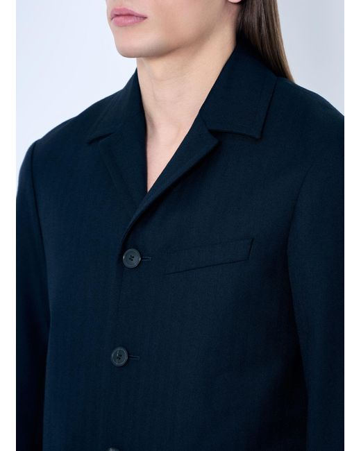 Dries Van Noten Blue Bays Jacket for men