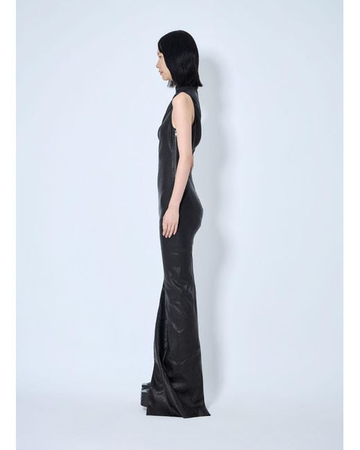 Rick Owens Blue Athena Gown
