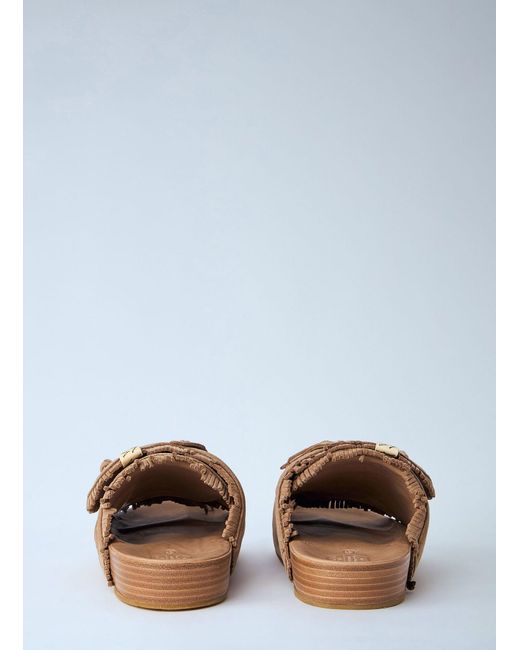 Visvim Blue Christo Shaman Folk Sandals for men