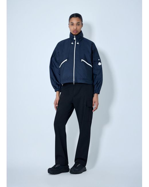 Moncler Blue Marmacy Hooded Rain Jacket