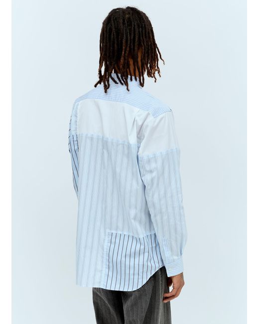 Comme des Garçons Blue Striped Shirt for men