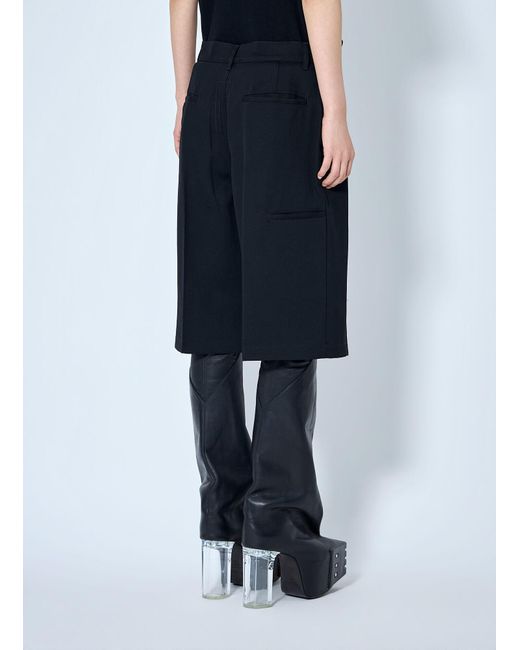 Rick Owens Blue Work Shorts