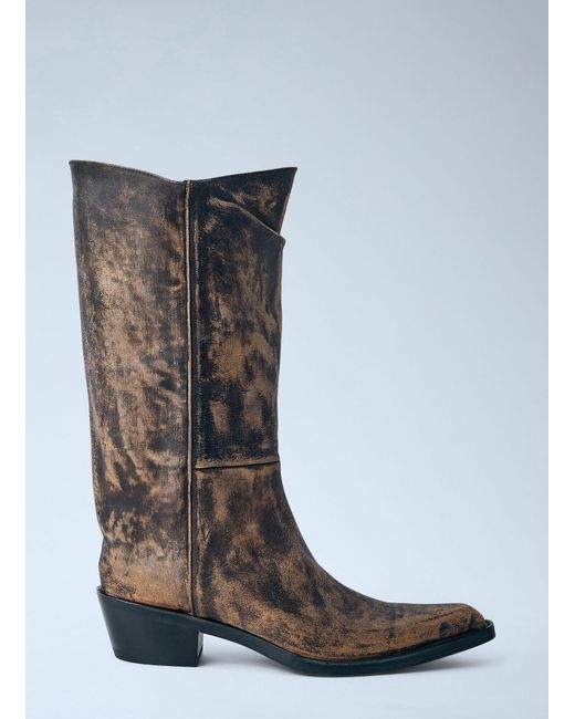 Khaite Brown Clive Boots