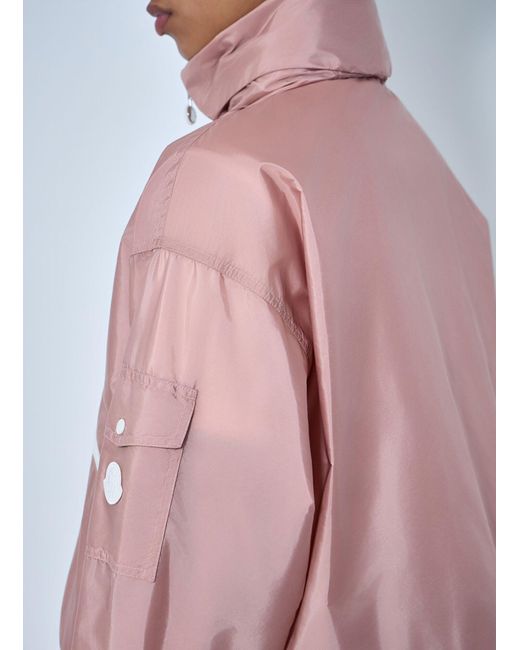 Moncler Pink Marmacy Hooded Rain Jacket