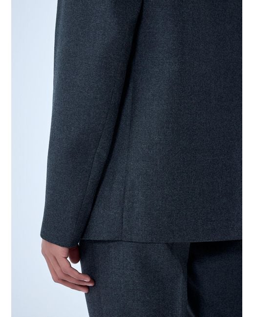 Maison Margiela Blue Wool Twill Blazer for men