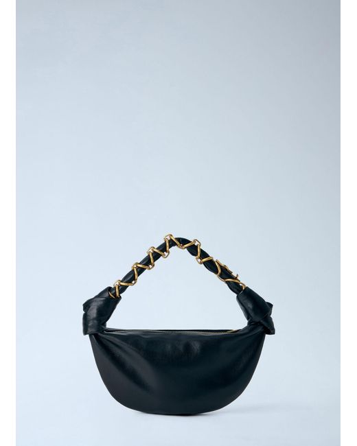 Saint Laurent Blue Mini Amalia Shoulder Bag