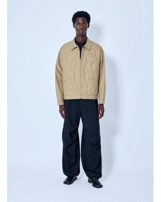 Comme des Garçons Natural Zip-Front Utility Jacket for men