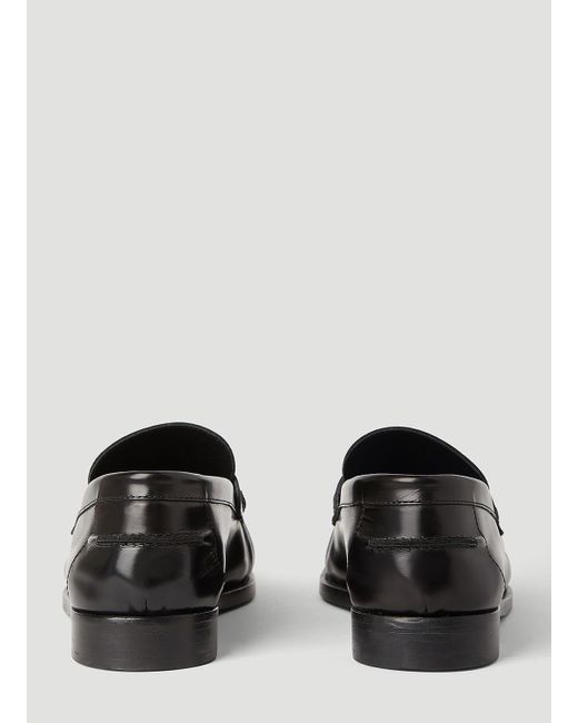 Versace Black Man Loafers Eu - 45 for men