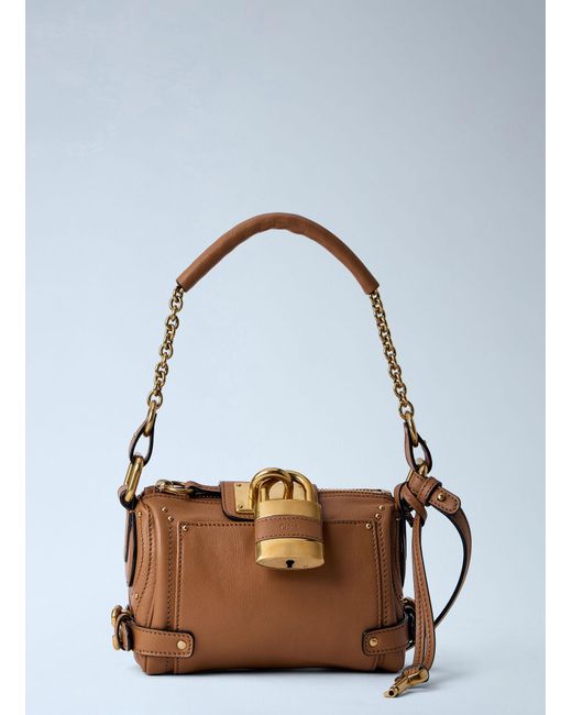 Chloé Blue Chloé Small Paddington Chain Shoulder Bag