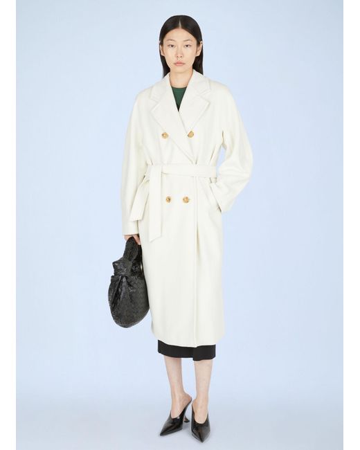 Max Mara White Madame 101801 Coat