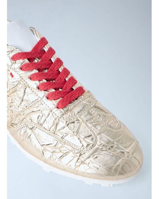 Marni White Logo Sports Sneakers