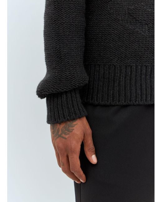Burberry Black Cashmere Sweater for men