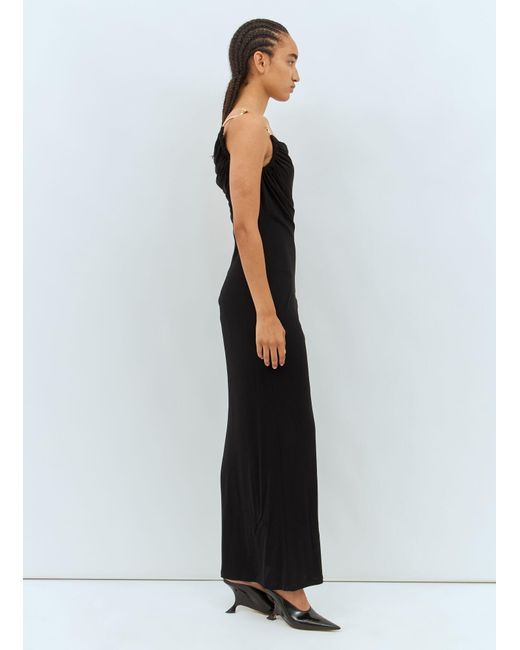 Bottega Veneta Black Viscose Jersey Dress