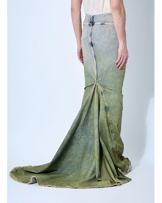 スカート Acid Degrade Al Maxi Skirt Moncler Acid Degrade Al Maxi Skirt in Green | Lyst UK