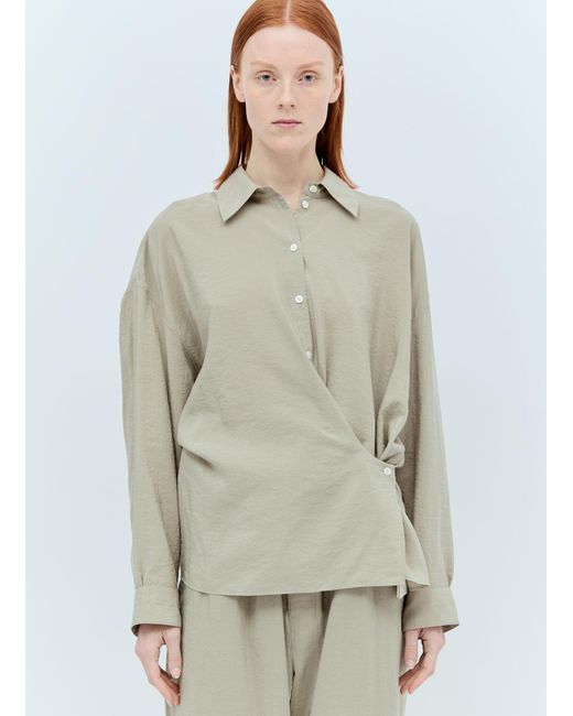 Lemaire Natural Twisted Shirt