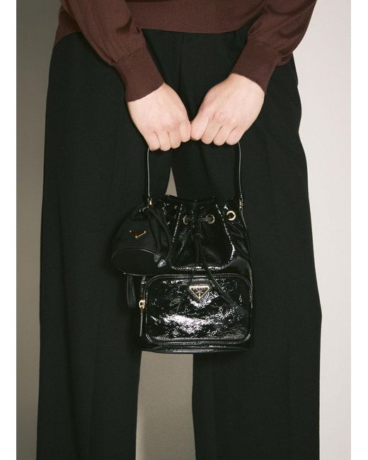 Prada Black Re-edition 1978 Re-nylon Mini Pouch