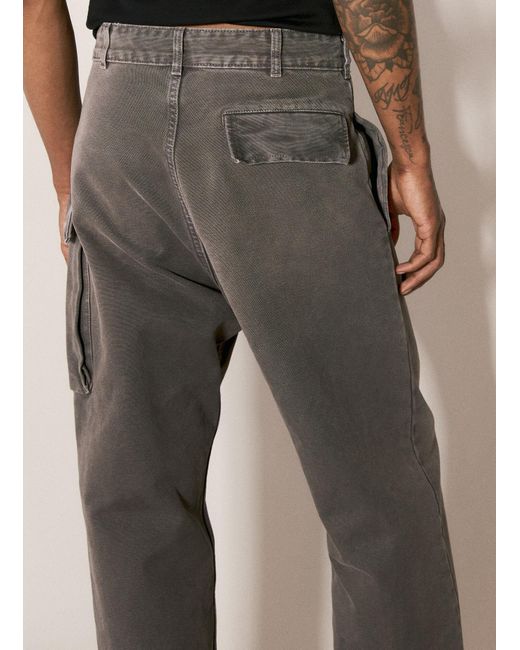 Marni Black Canvas Cargo Pants for men