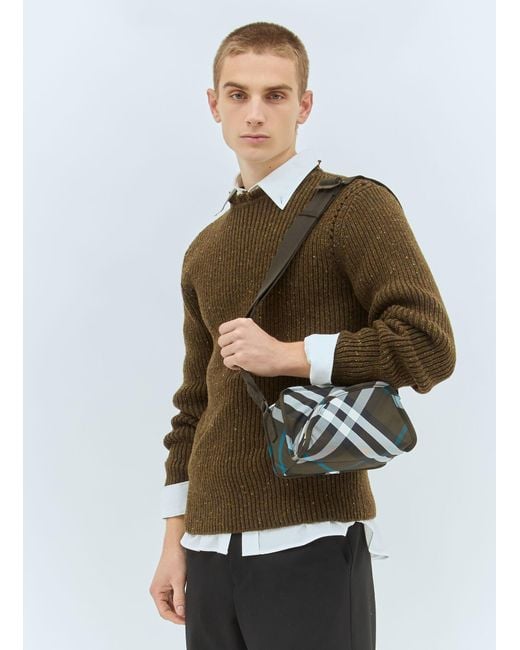 Burberry Green Shield Camera Bag for men