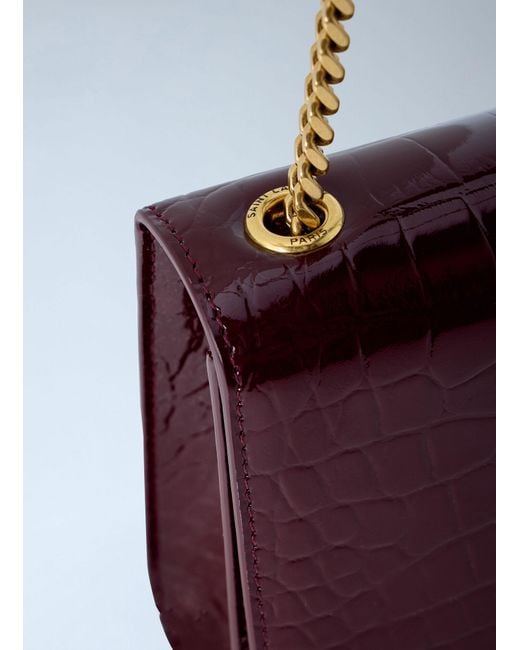 Saint Laurent White New Kate Small Shoulder Bag
