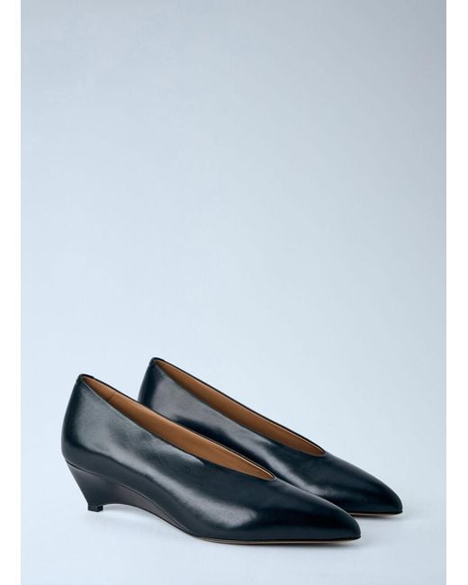 Jil Sander Blue Arc Pumps