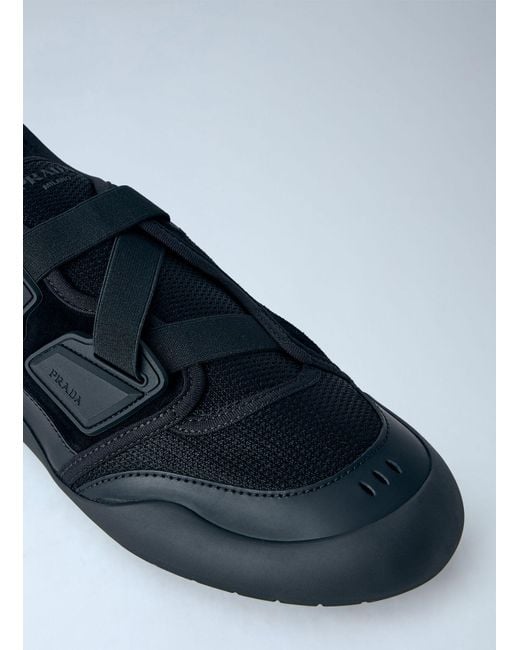Prada Blue Speedrock Sneakers for men