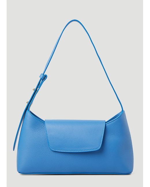 Elleme Leather Envelope Shoulder Bag in Blue | Lyst