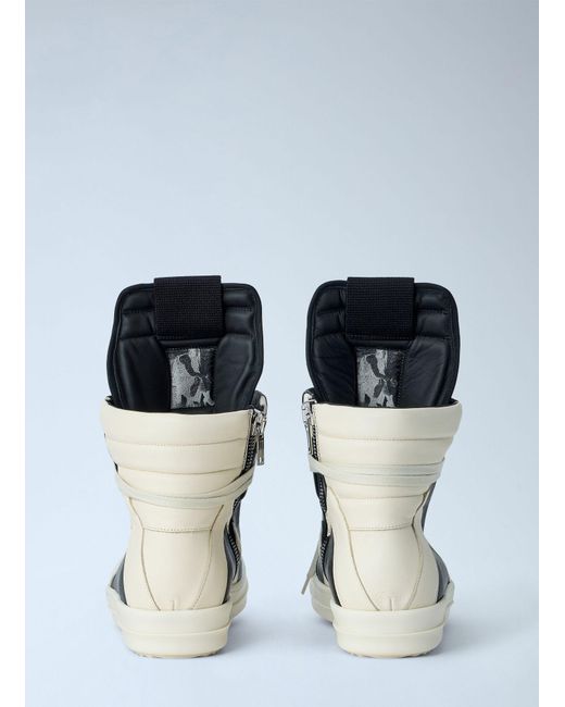 Rick Owens Blue Geobasket High-Top Sneakers for men