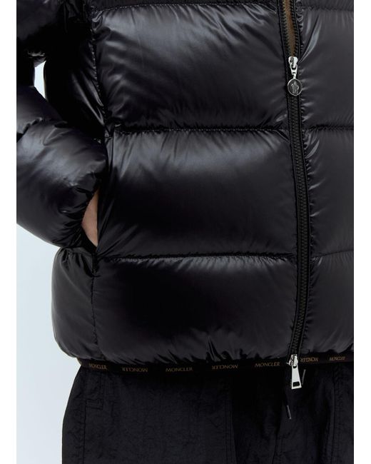 Moncler Gray Abbadia Short Down Jacket