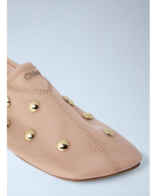 Chloé Blue Chloã Rita Flat Shoe