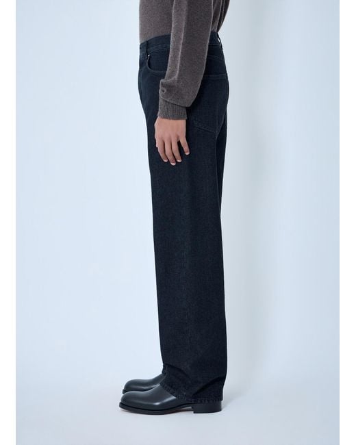 The Row Blue Straight-Leg Denim Jeans for men
