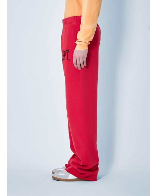 GALLERY DEPT. Red Logo Motif Track Pants for men