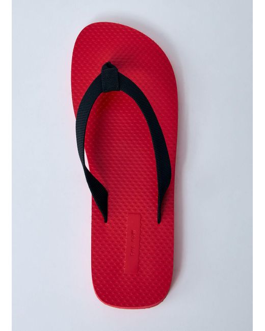 The Row Blue Dune Classic Flip Flops for men