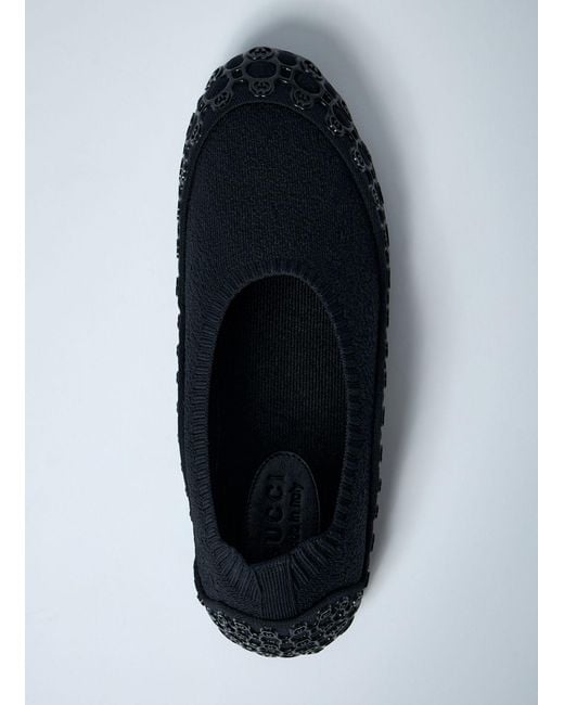 Gucci Black Slio-On Trainers for men
