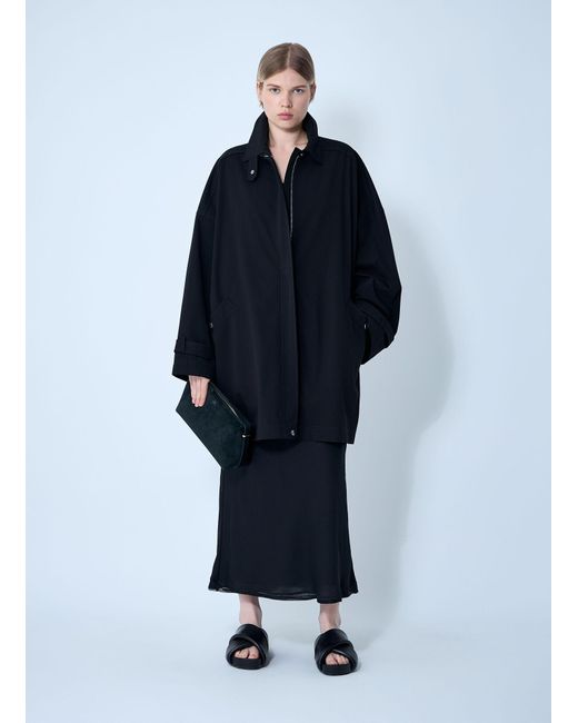 Totême Blue Oversized Trench Jacket